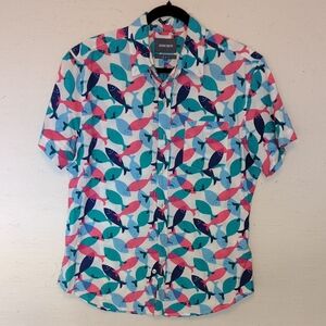Bonobos Men's Vibrant Fish Pattern Shirt
